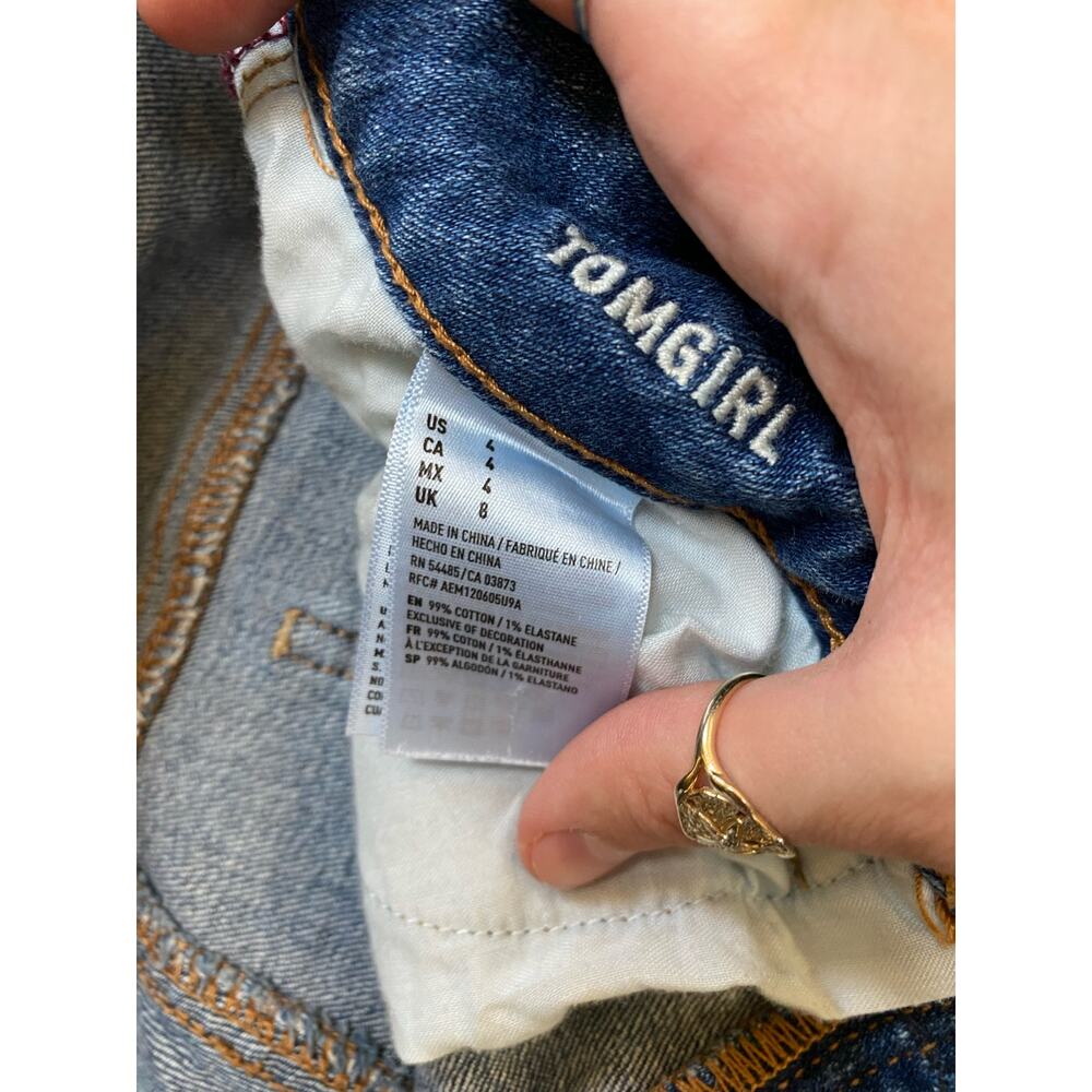American Eagle Outfitters Stretch Tomgirl Denim Shorts - Picture 4 of 6